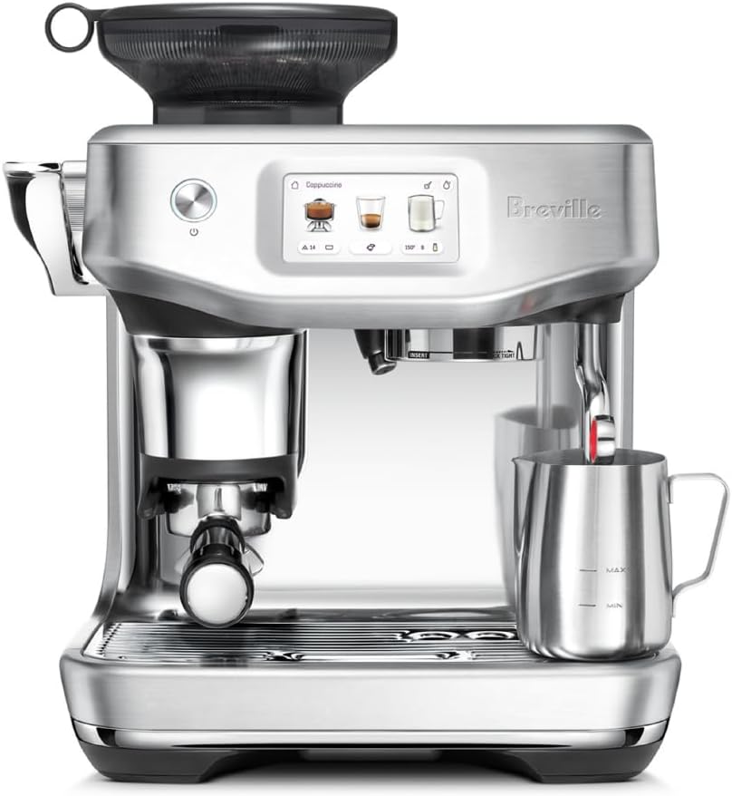 Breville Barista Touch Impress Espresso Machine with Grinder, BES881BSS - Brushed Stainless Steel, Large