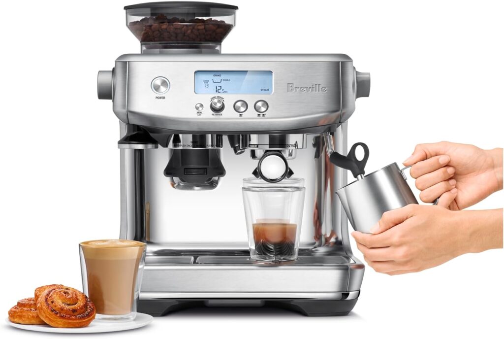 Breville the Barista Pro Espresso Machine, Medium, Brushed Stainless Steel