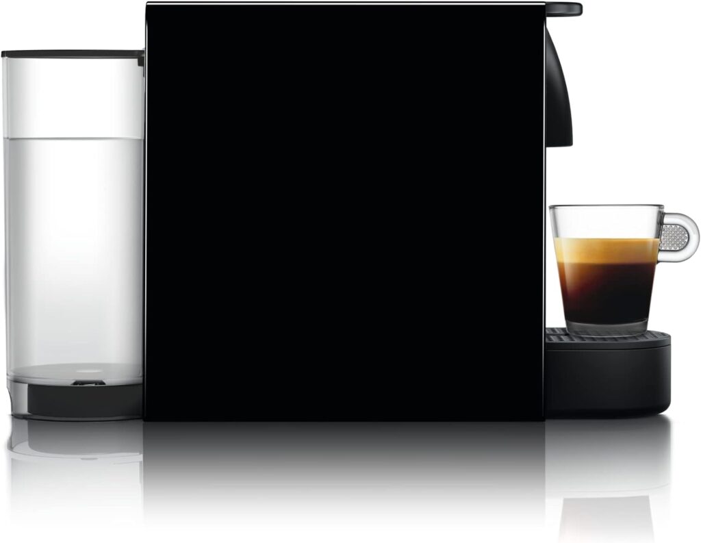 Nespresso Essenza Mini Espresso Machine by Breville,0.6 Liters, Piano Black, 15.25 x 5.5 x 12.25 in