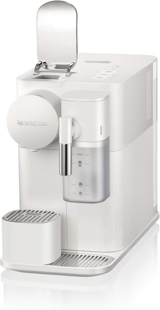 Nespresso Lattissima One Original Espresso Machine with Milk Frother by DeLonghi, Silky White