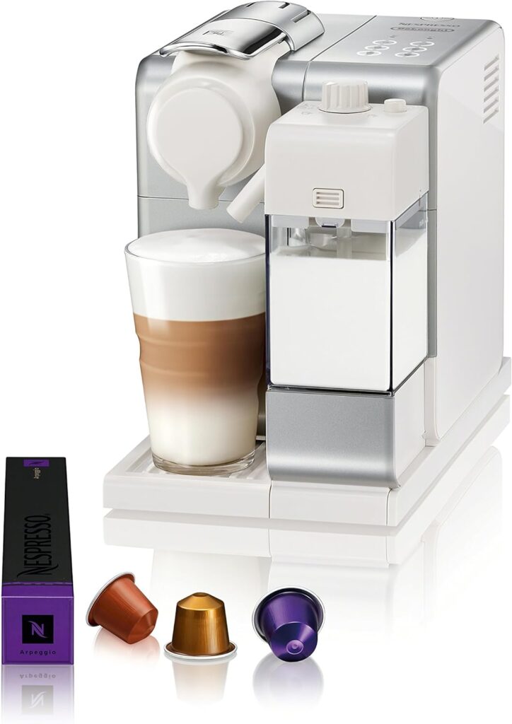 Nespresso Lattissima Touch Espresso Machine with Milk Frother by DeLonghi, Washed Black