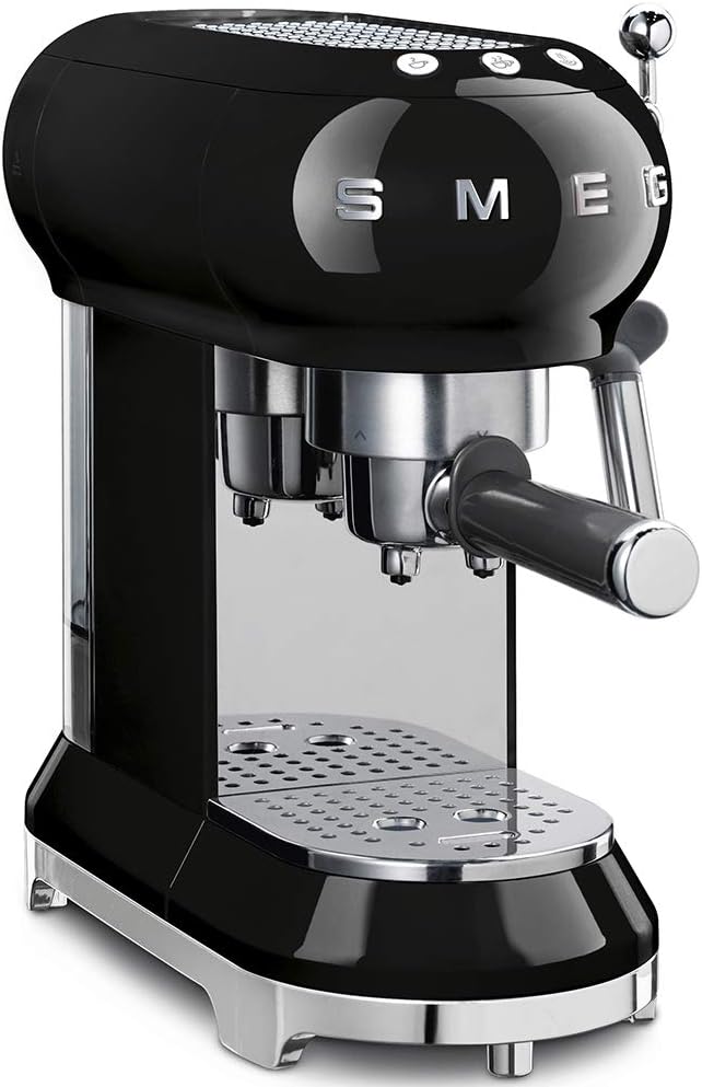 Smeg ECF01CRUS Espresso Coffee Machine, One Size, 1L, Cream